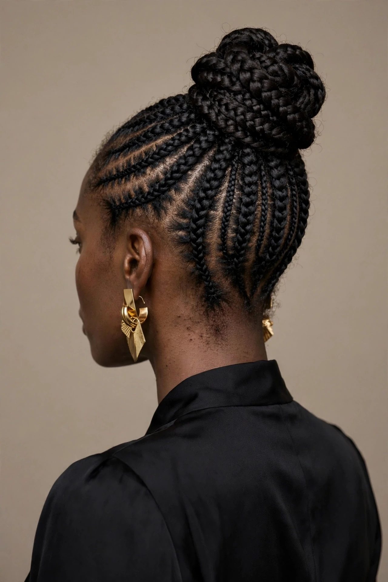 Braided High Bun