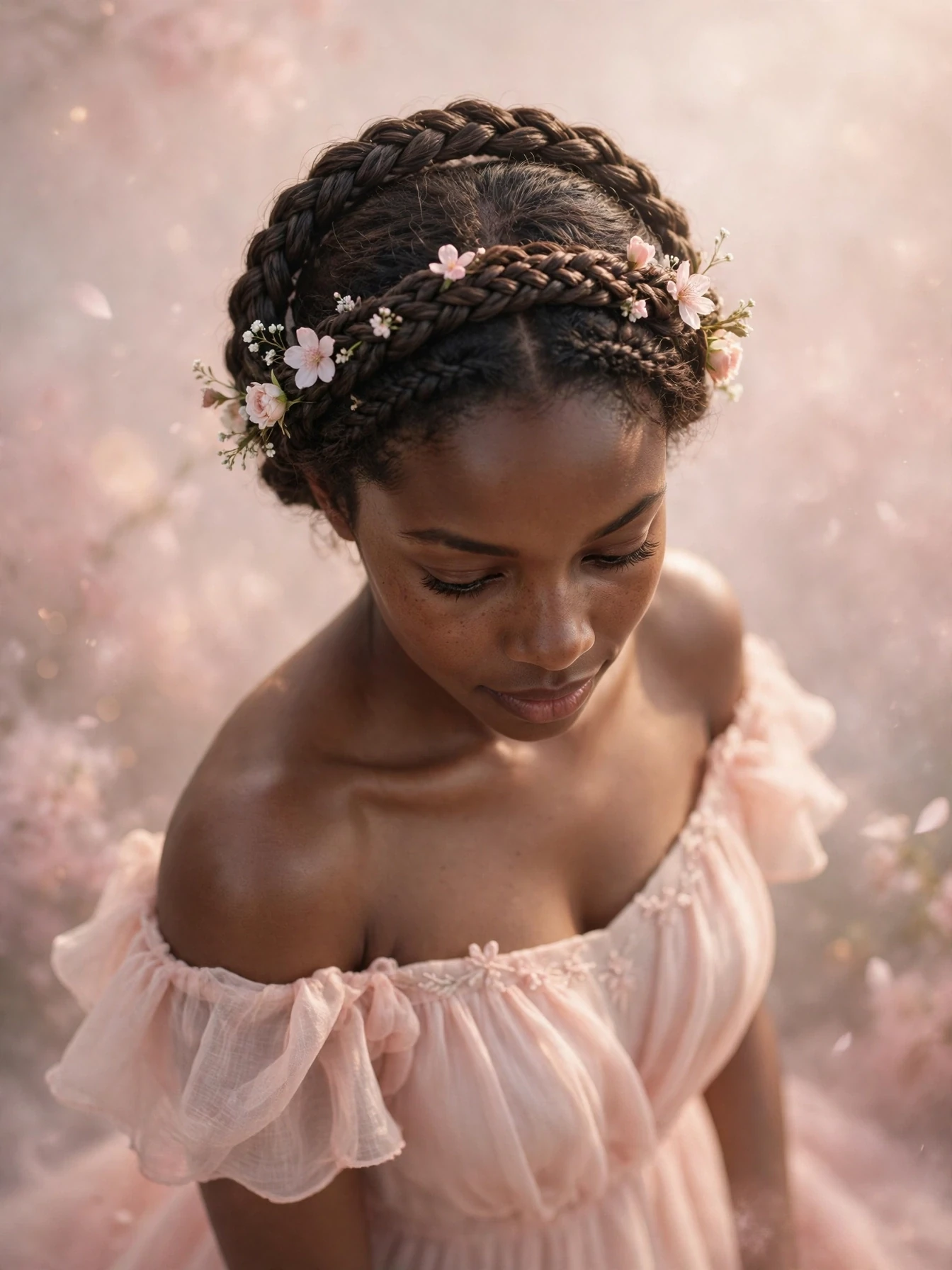 Halo Crown Braid