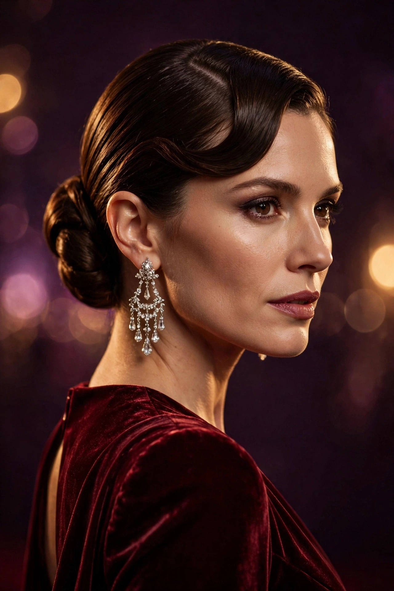 The Sculpted Side Chignon