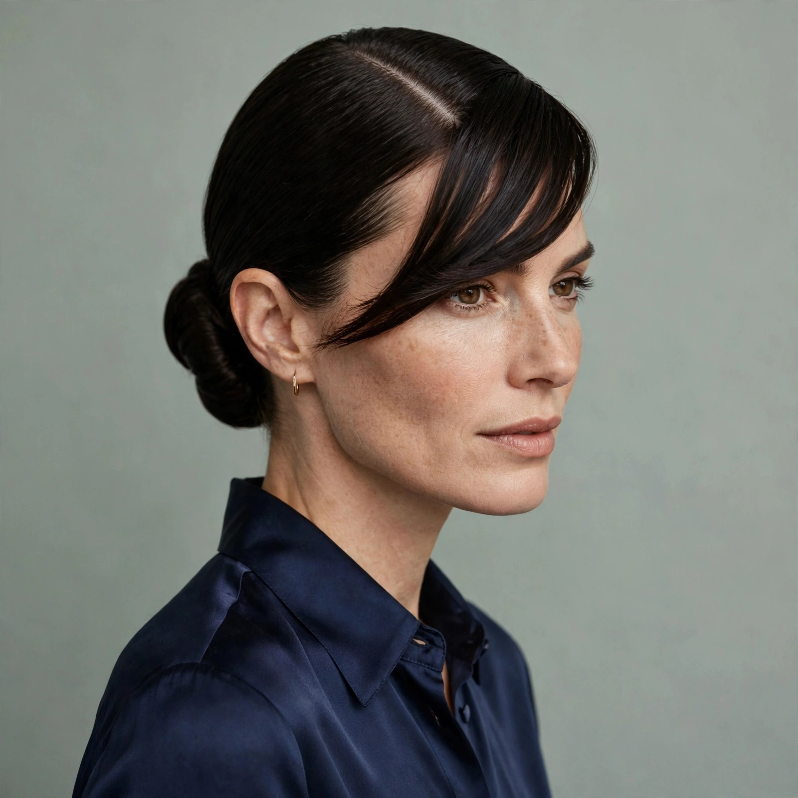 The_Middle_Part_Sleek_Bun_with_a_Side_Swept_Fringe