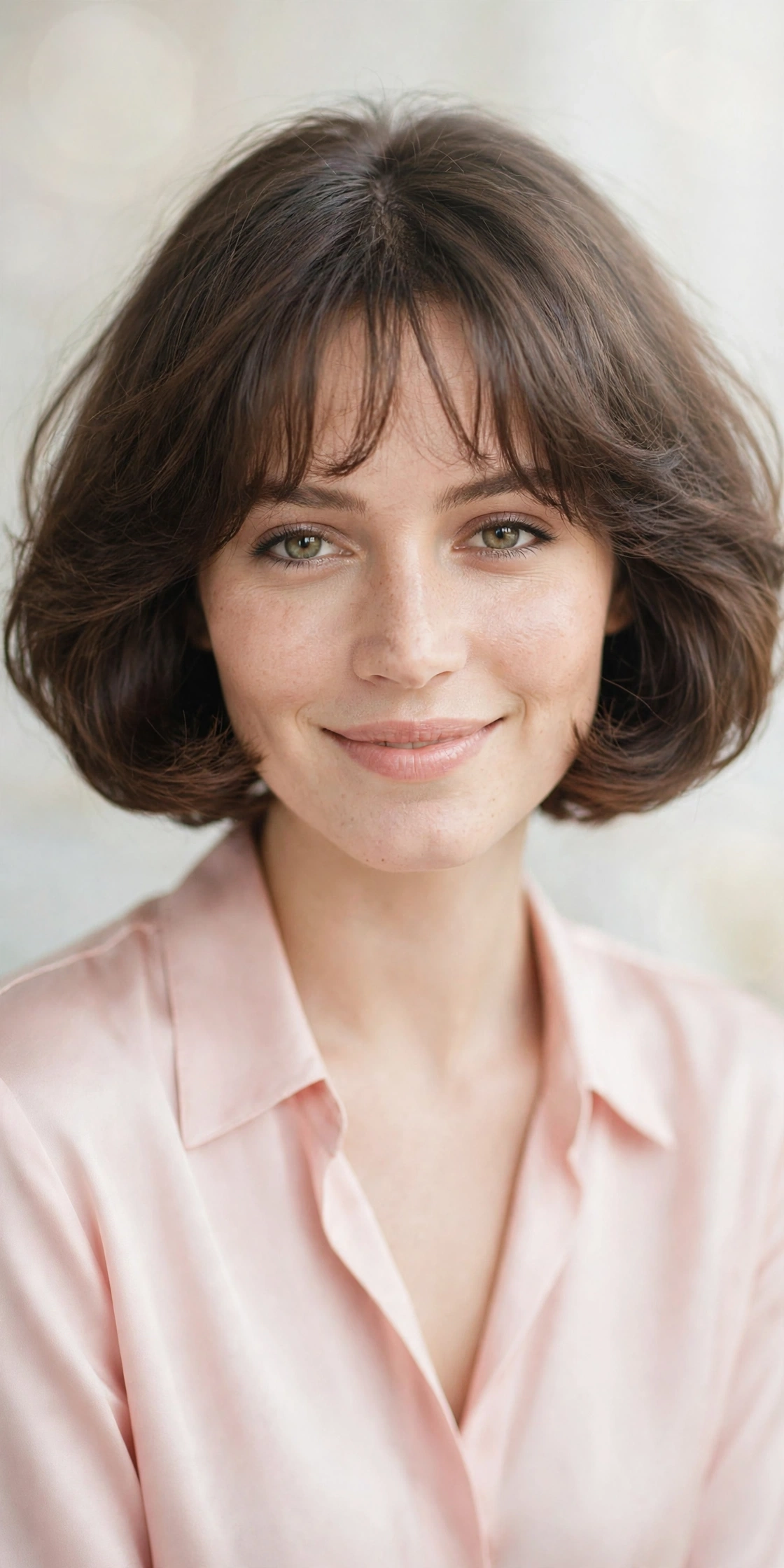 The Italian Bob with a Wispy Fringe