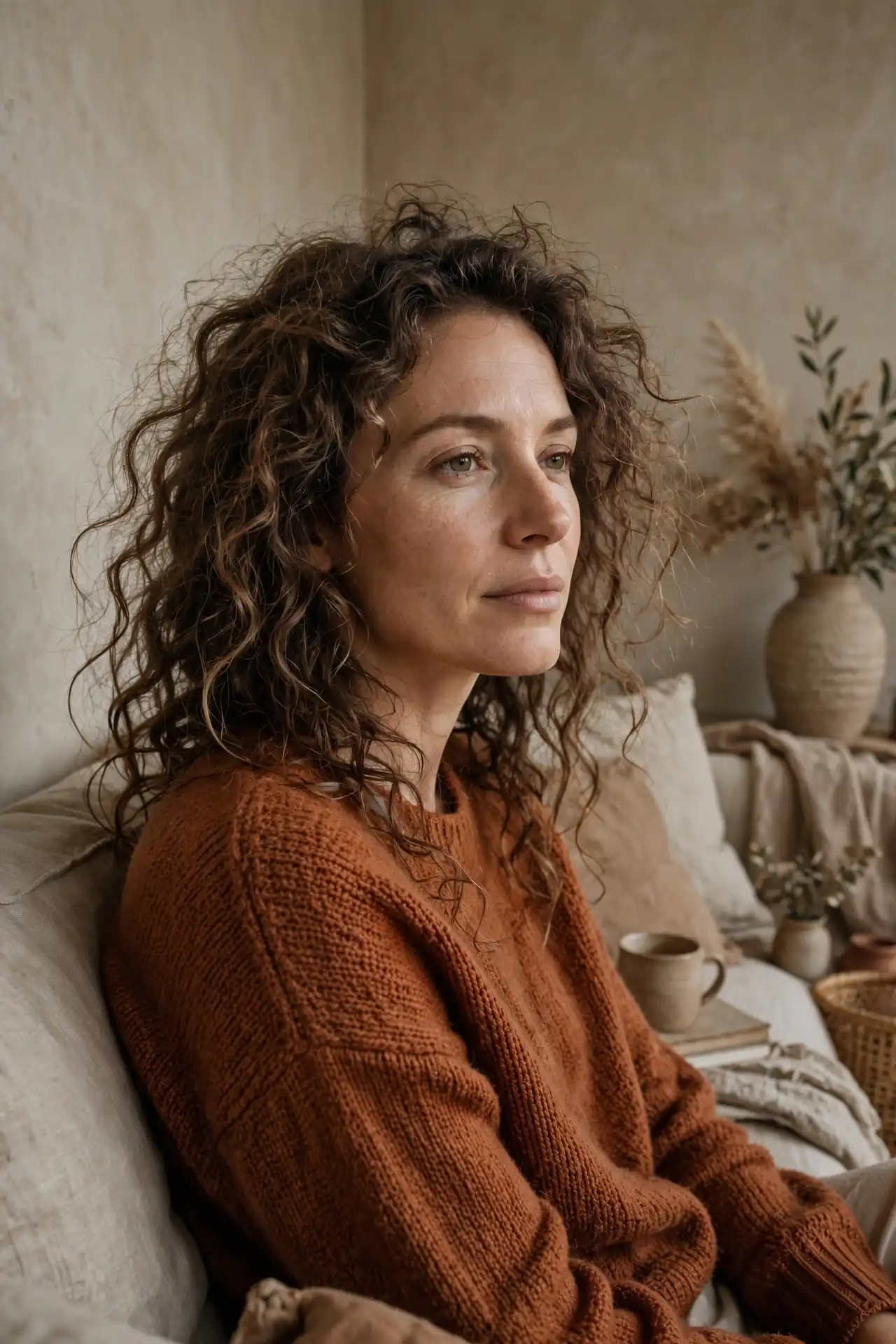 Air-Dried Lived-In Curls