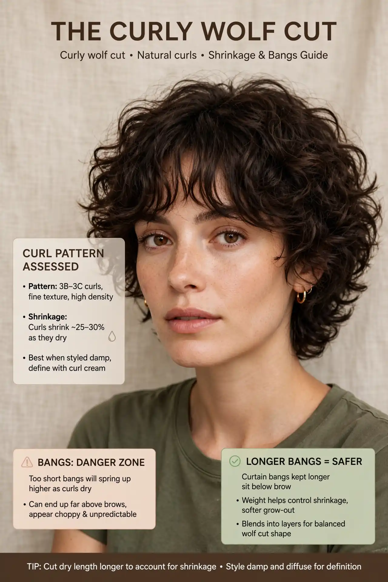 The Curly Wolf Cut