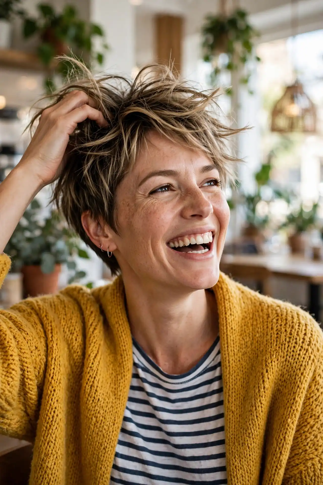 The Tousled Textured Pixie Bob