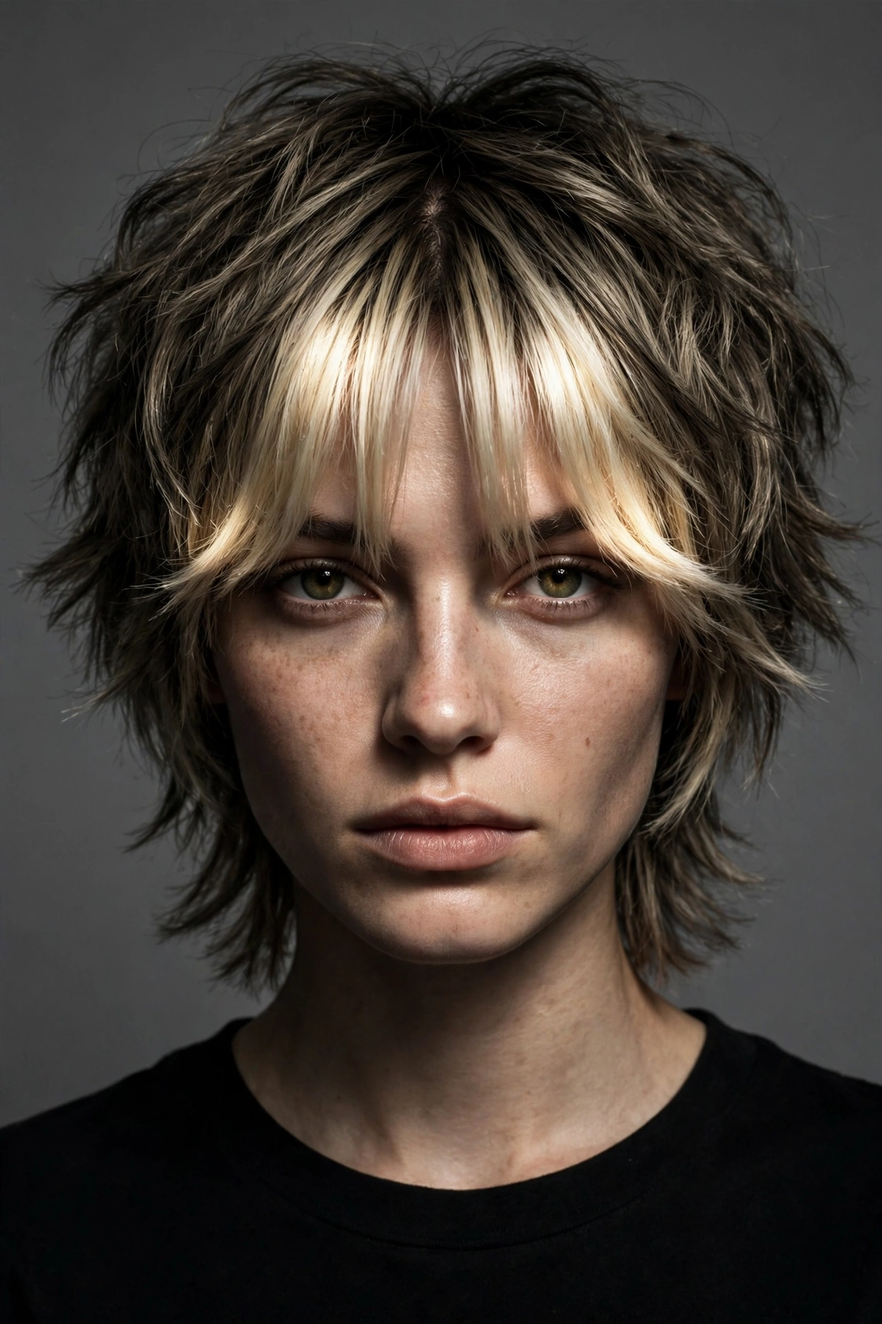 The Money Piece on Your Bangs