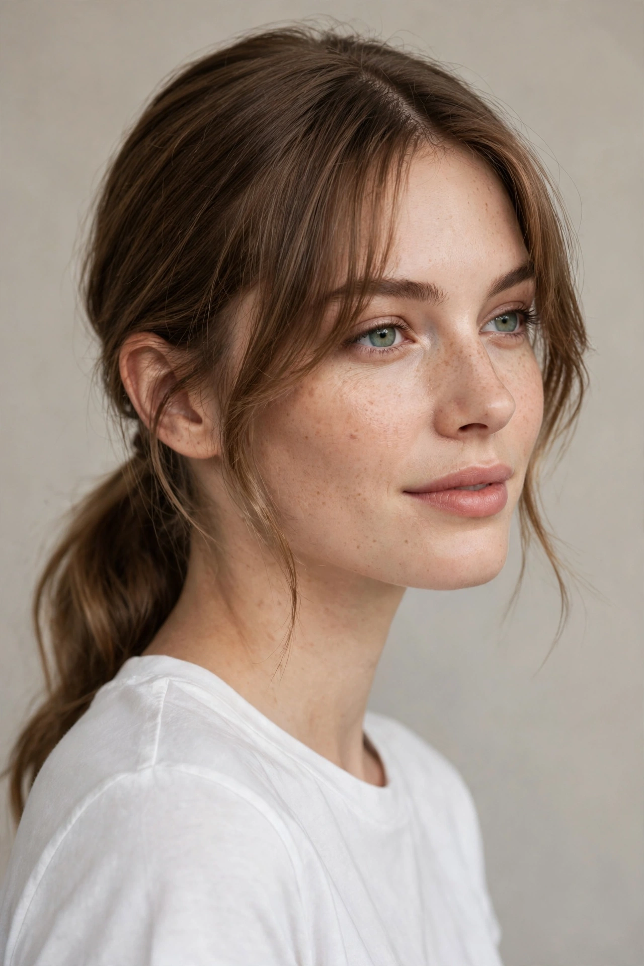 The Low Pony with Curtain Bangs