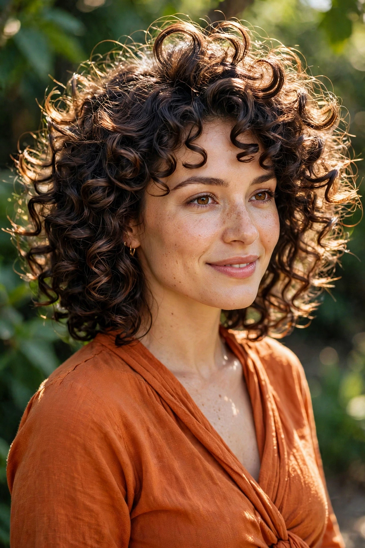 The Curly Butterfly Cut
