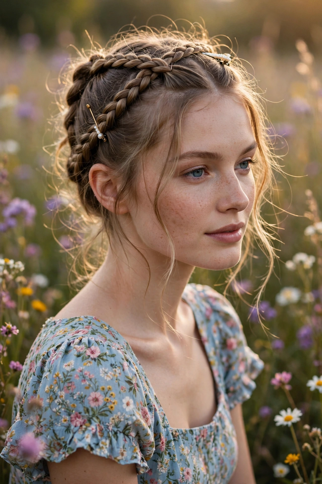 Milkmaid Braids