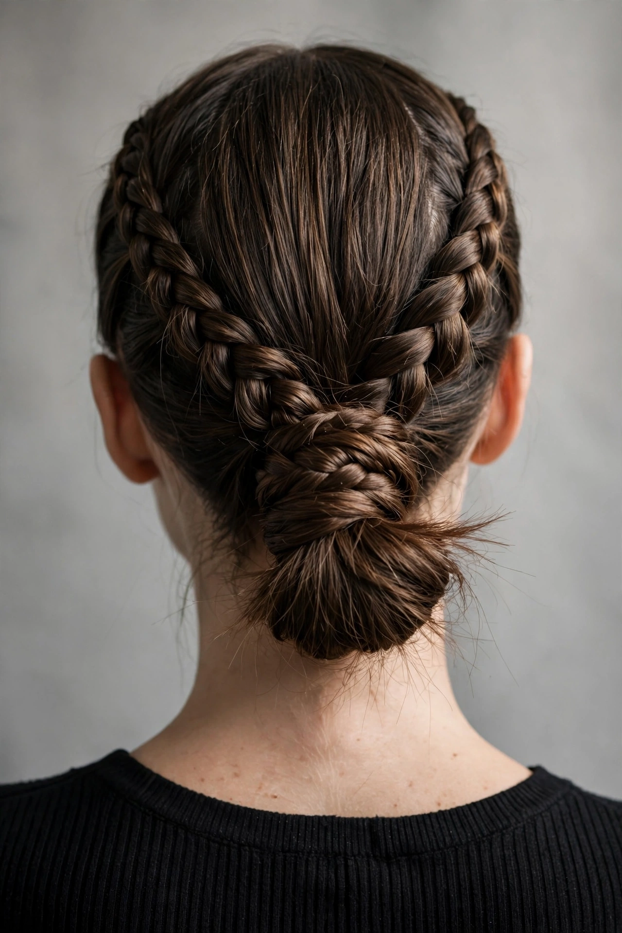 The Double Braid Wrapped Pony