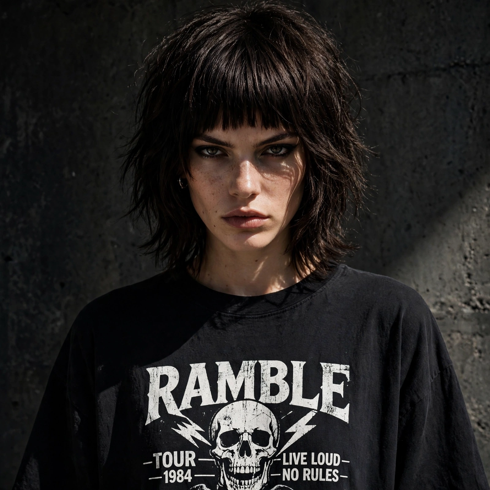 The Short Shag with a Heavy Blunt Fringe