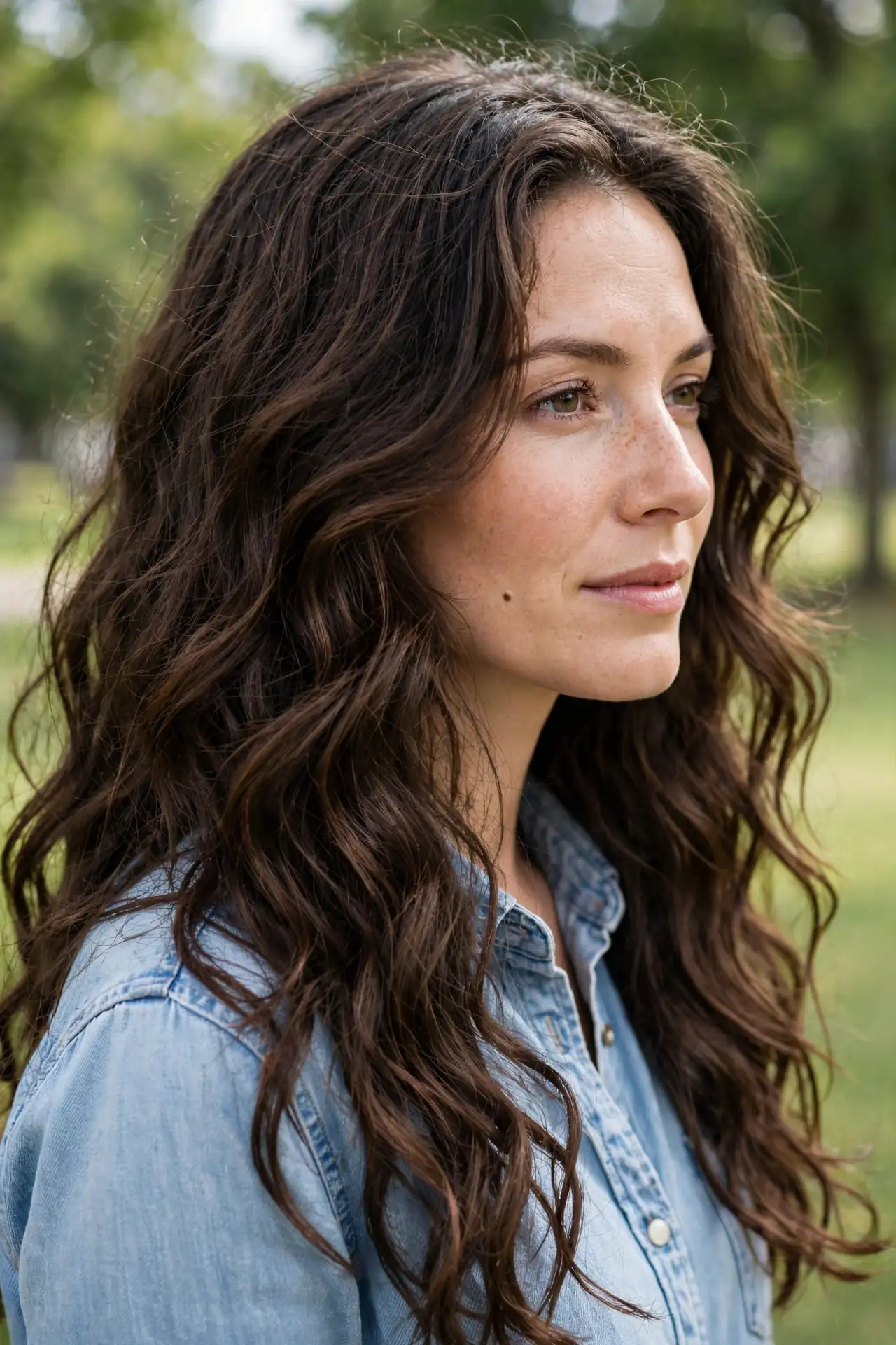 Long Hair with Invisible Layers