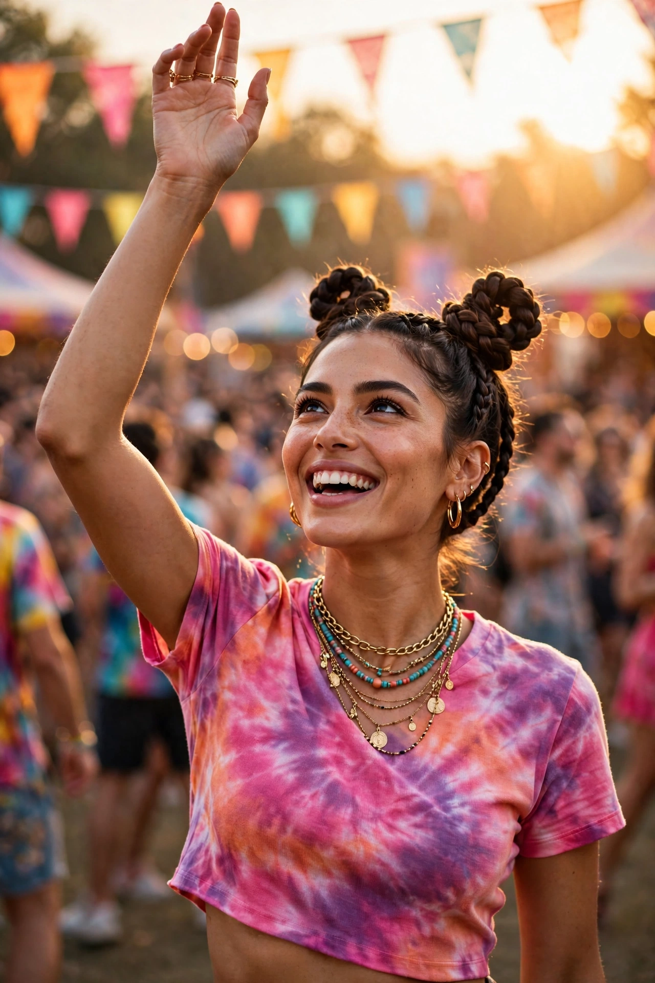 Braided Space Buns