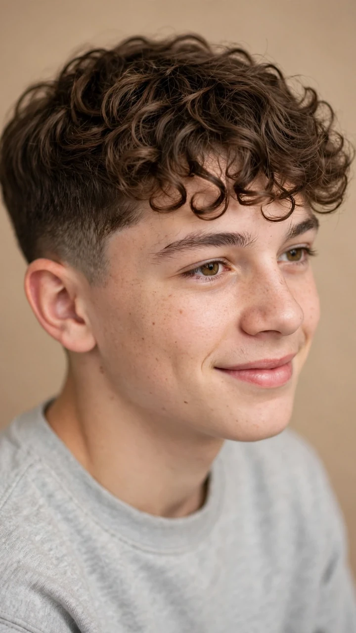 The Curly Fringe with Tapered Sides