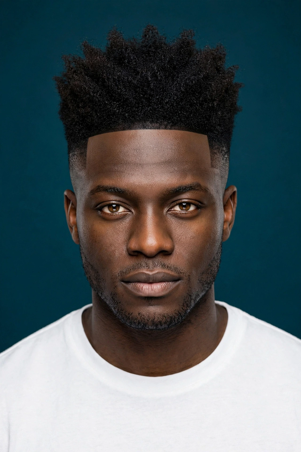 The Curly High Top Fade