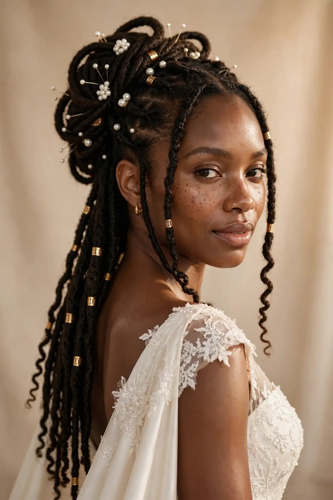 The Locs or Protective Style Updo