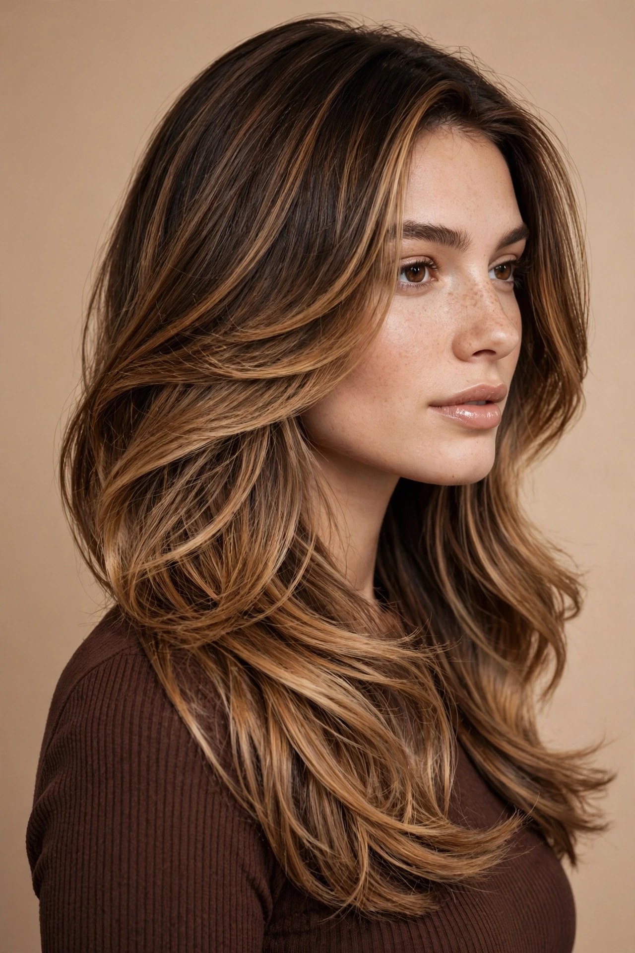 Balayage Butterfly Layers