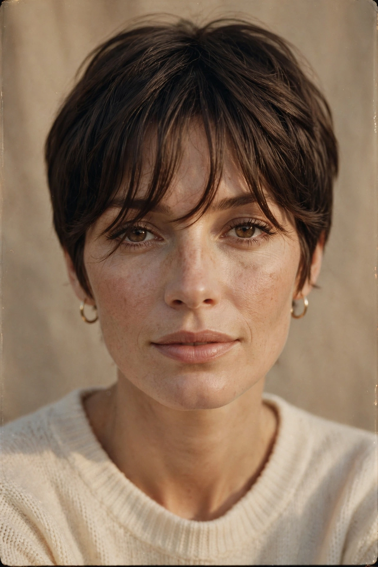 Birkin Bangs on Short Hair