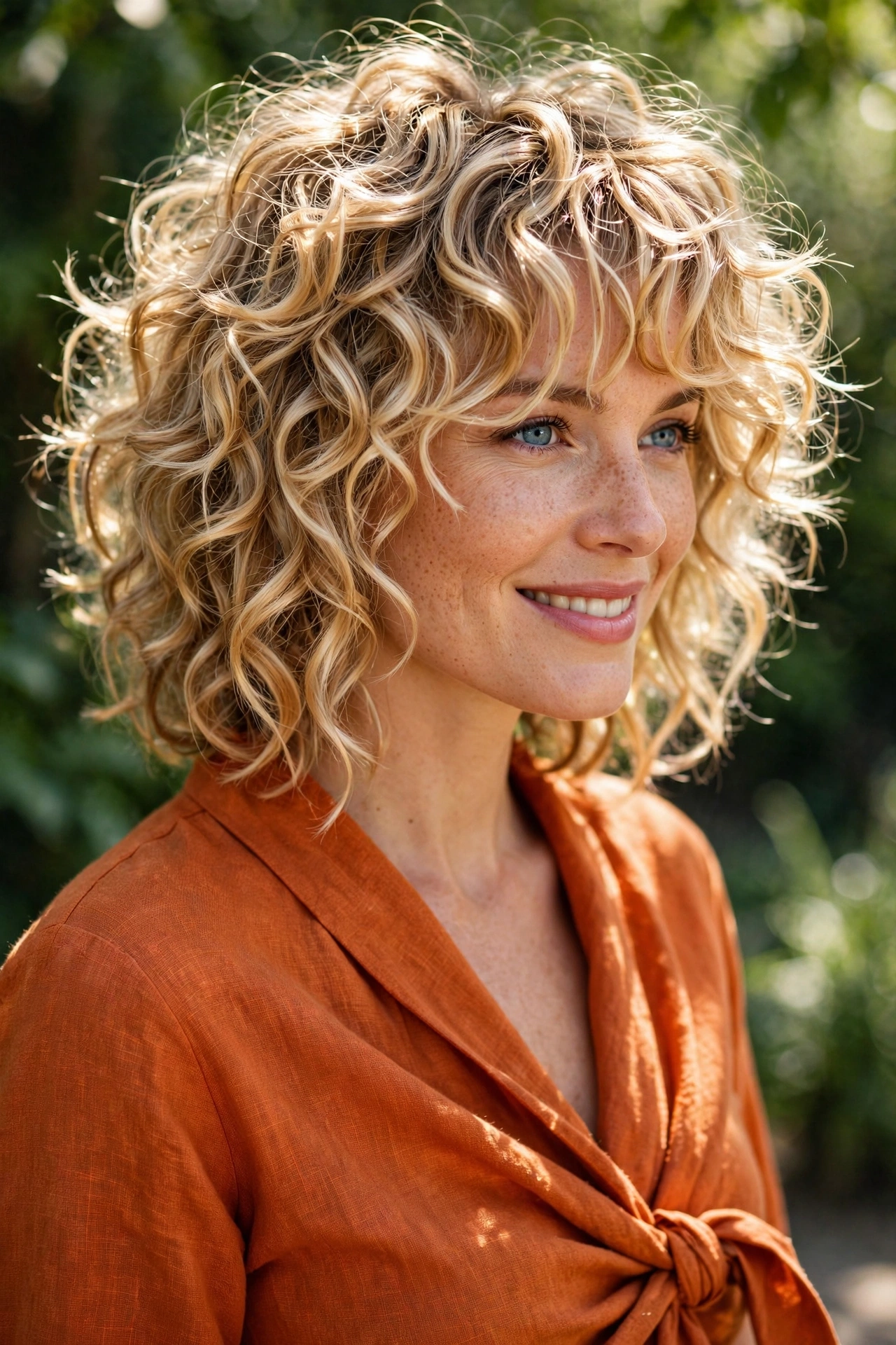 The Curly Blonde Wolf