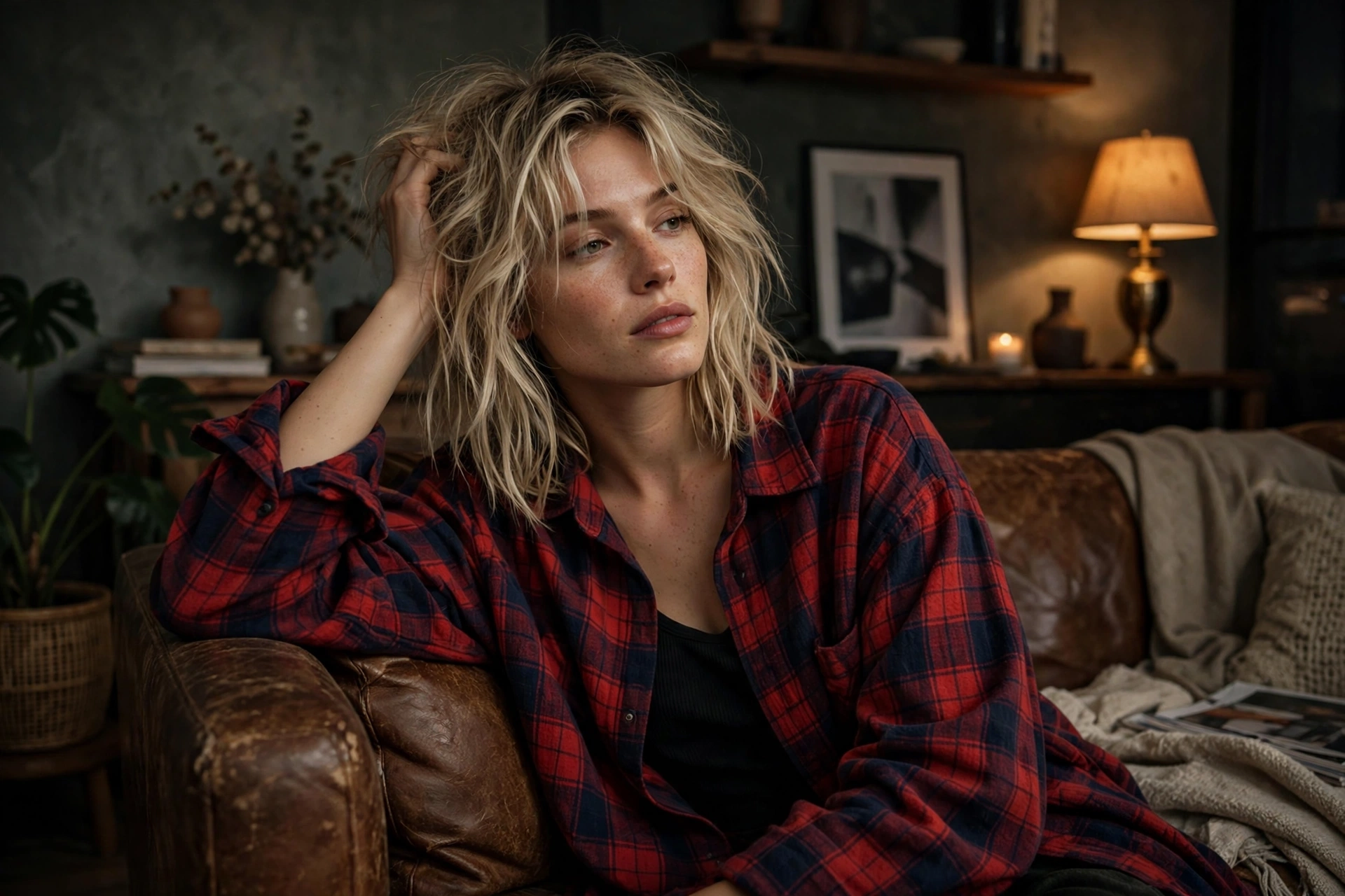 The Air-Dried Undone Blonde Wolf