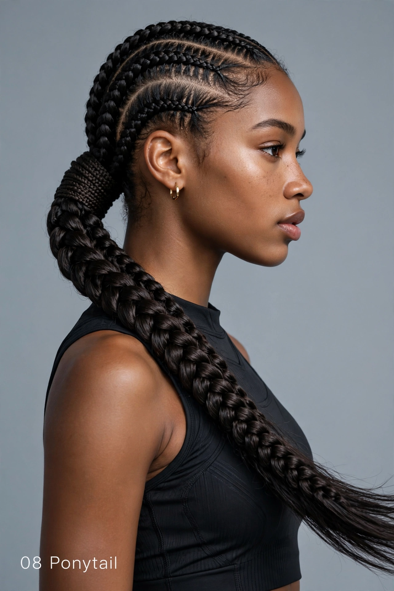 Cornrow Ponytail