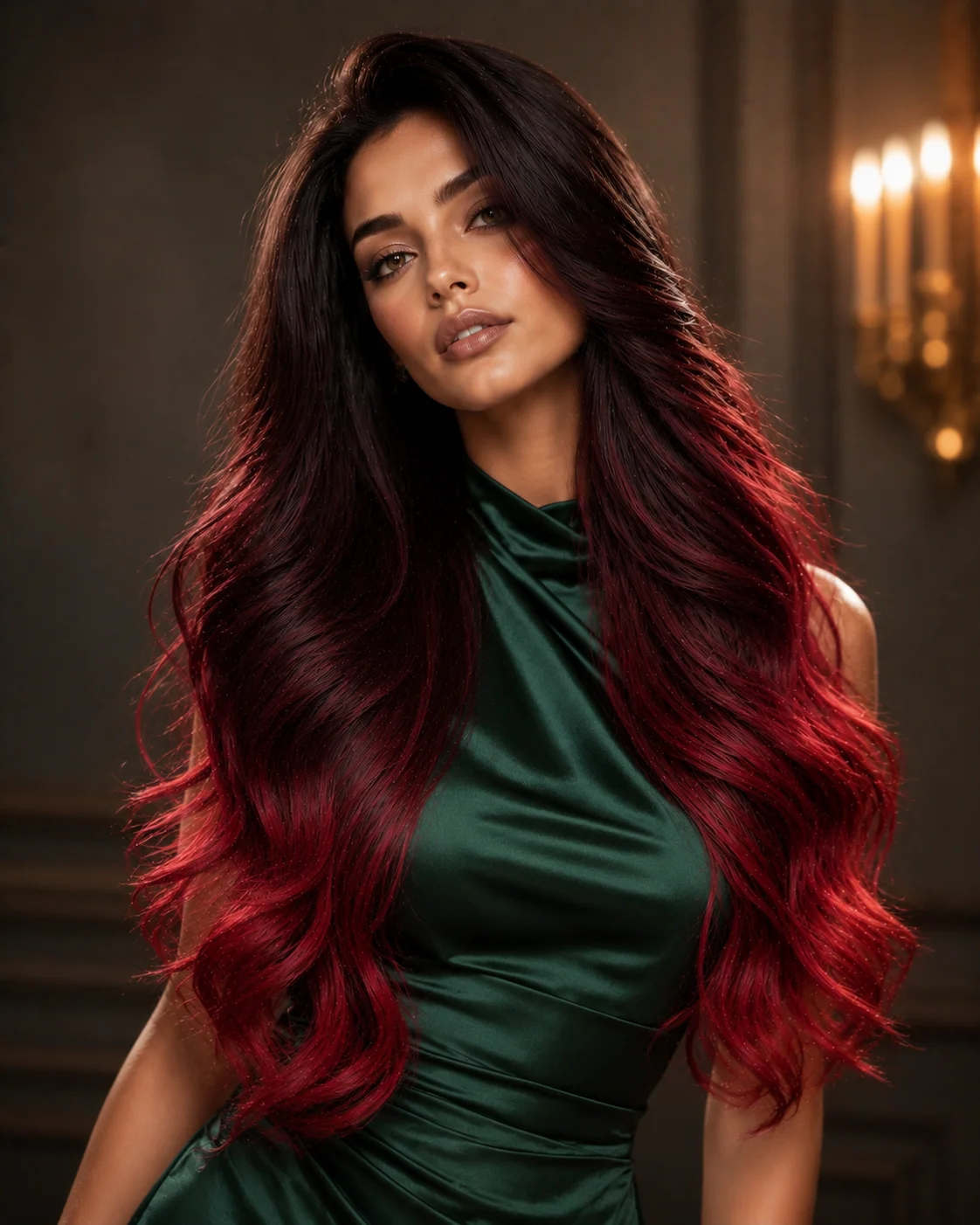  Cherry Ombre