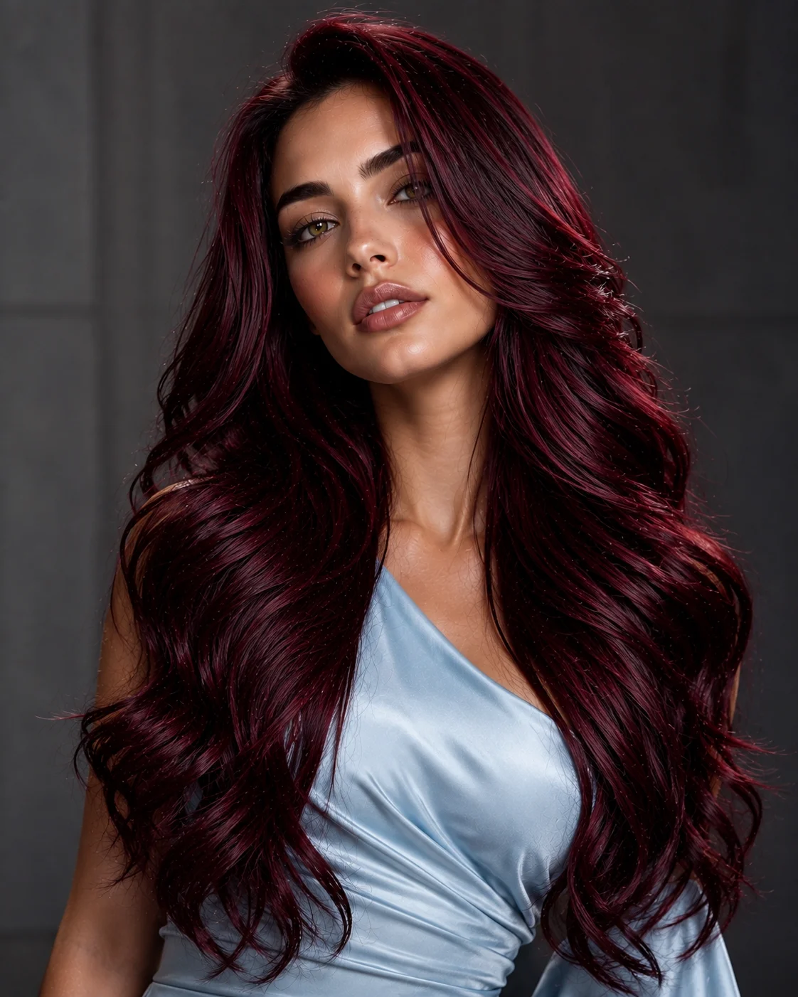 Deep Cherry Burgundy
