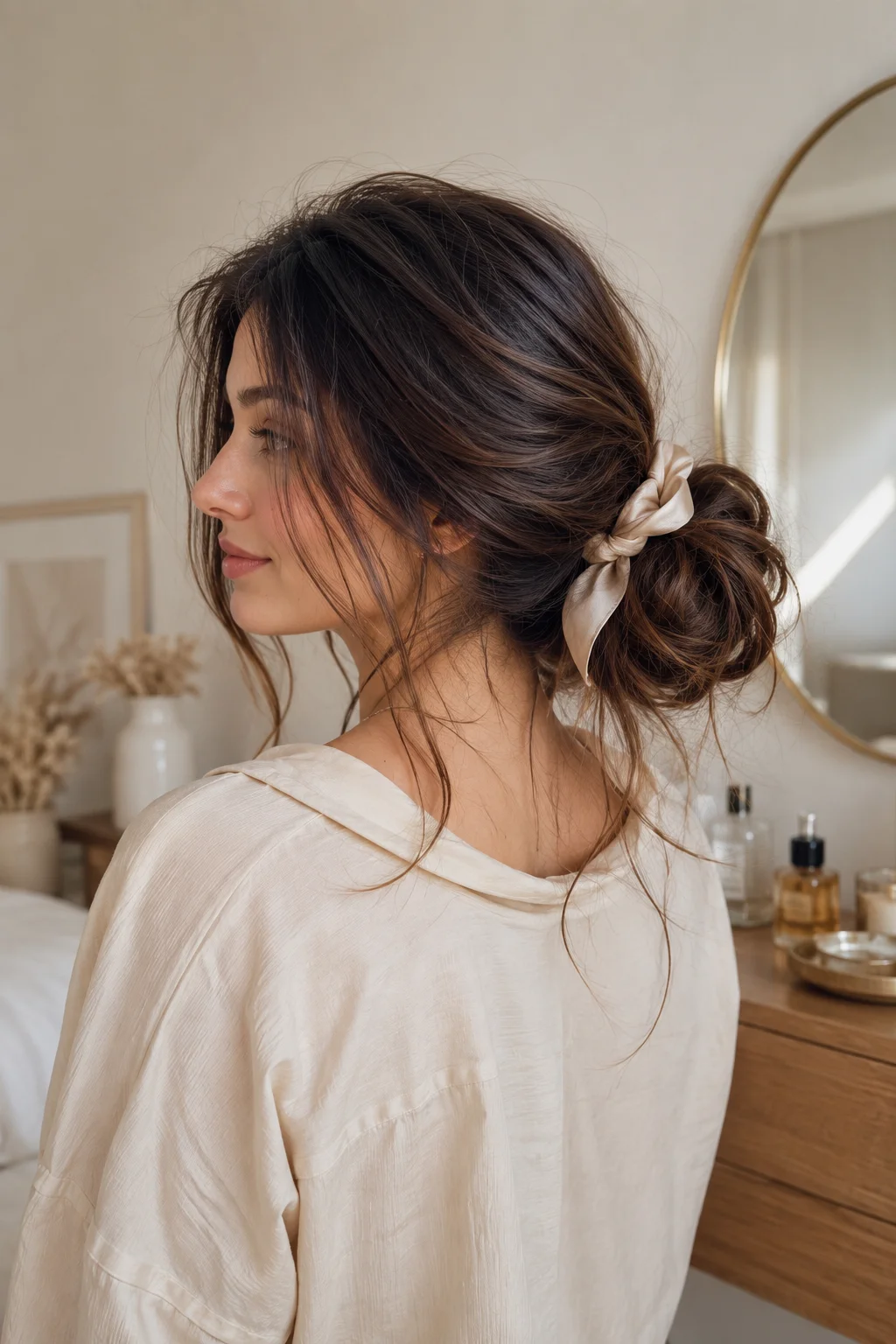 Low Messy Bun
