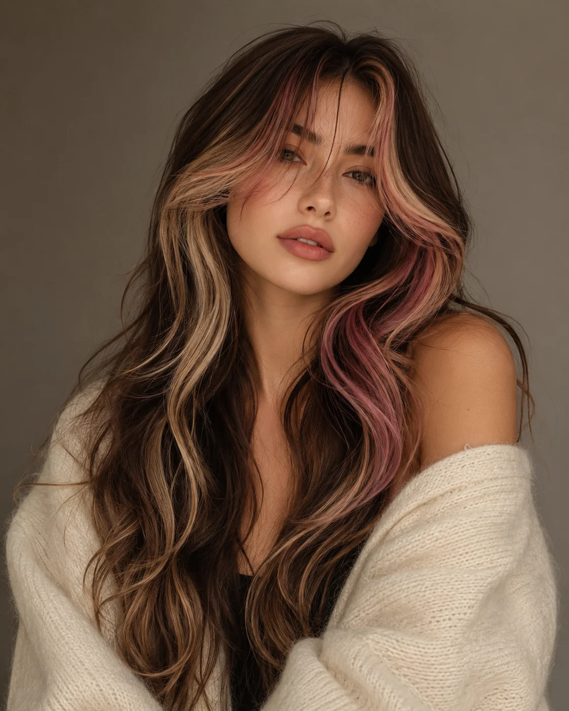 Neapolitan Curtain Bangs