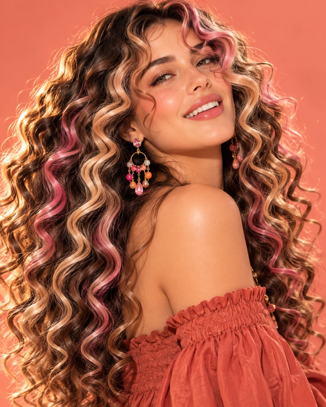 Neapolitan on Curly Hair