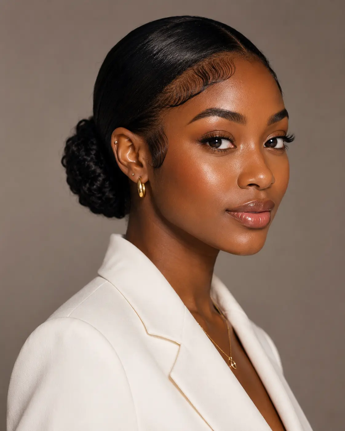 Sleek Low Bun
