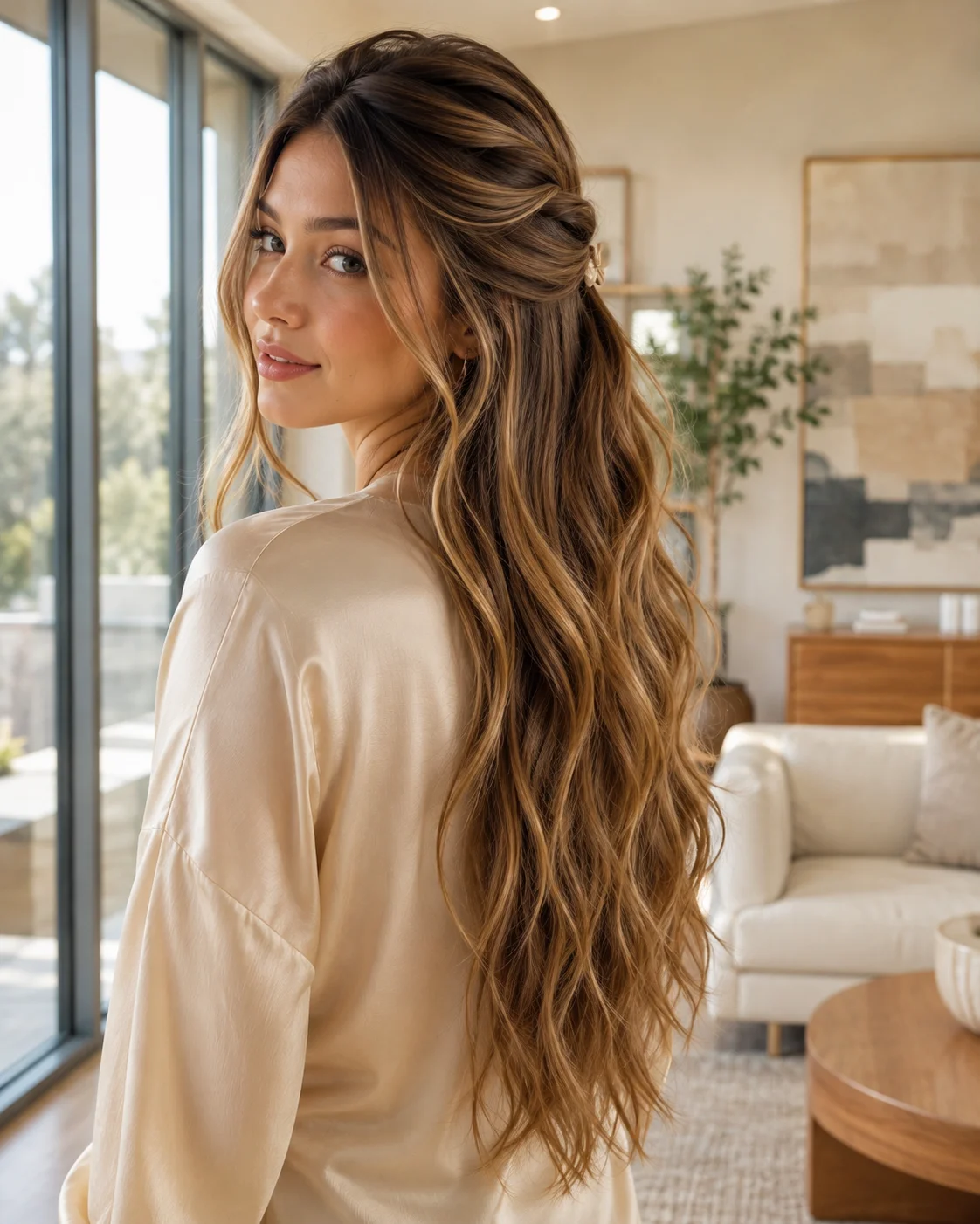 Soft Half-Up Twist