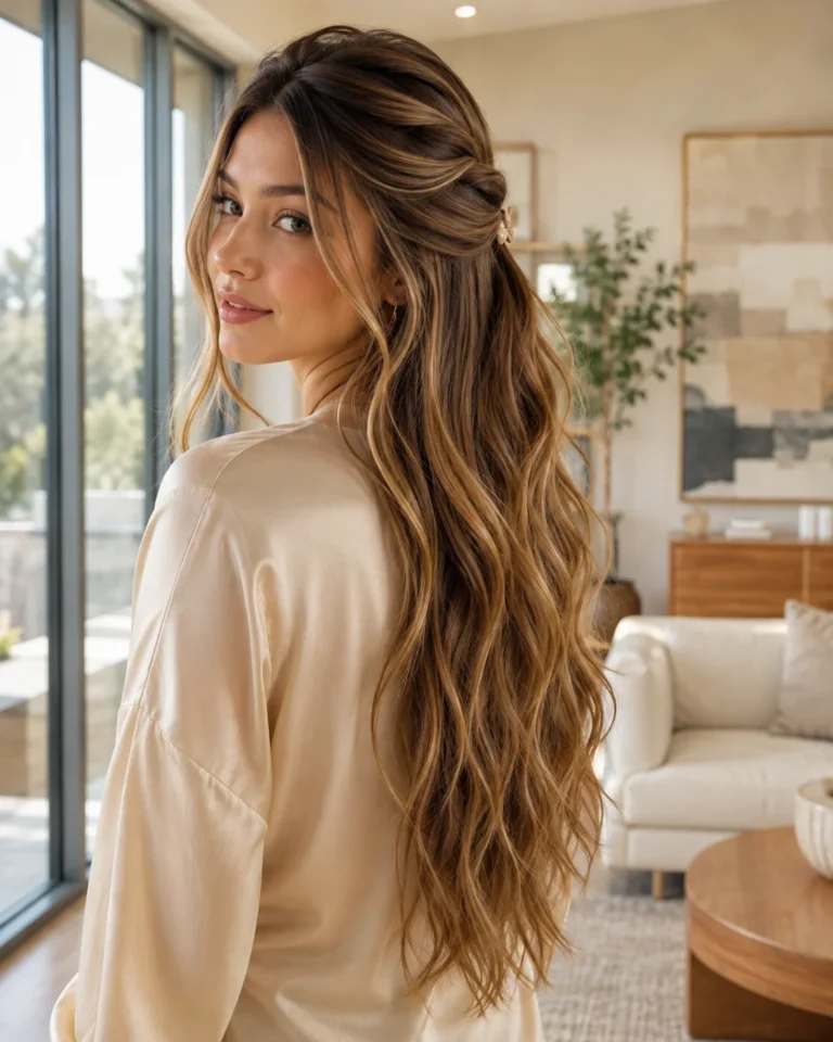 Soft Half-Up Twist