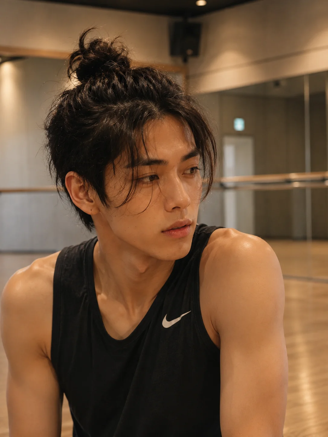 The Half-Up Top Knot