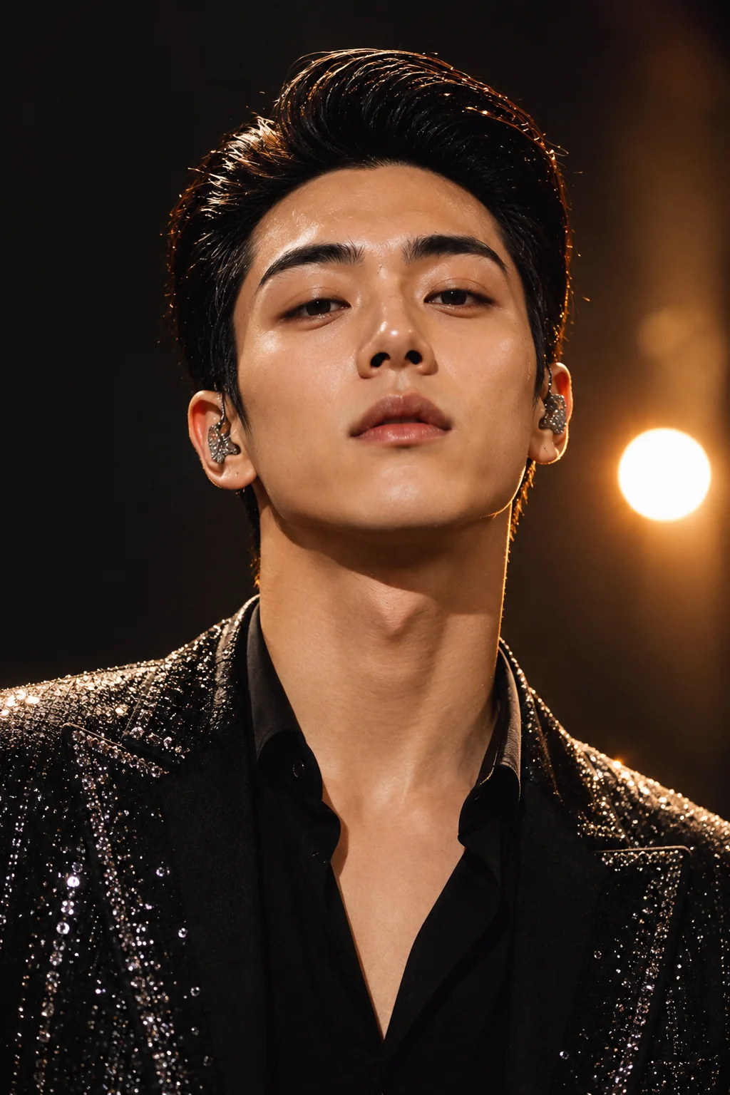 The Slicked-Back Pompadour