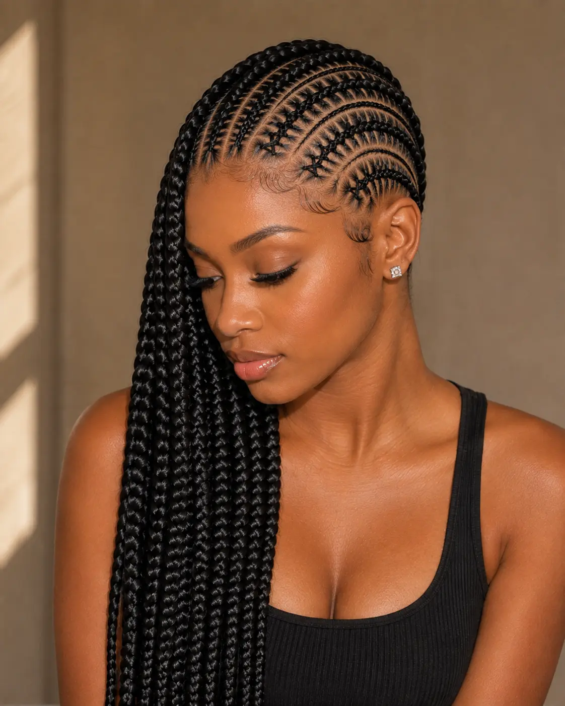 Tribal (Stitch) Lemonade Braids
