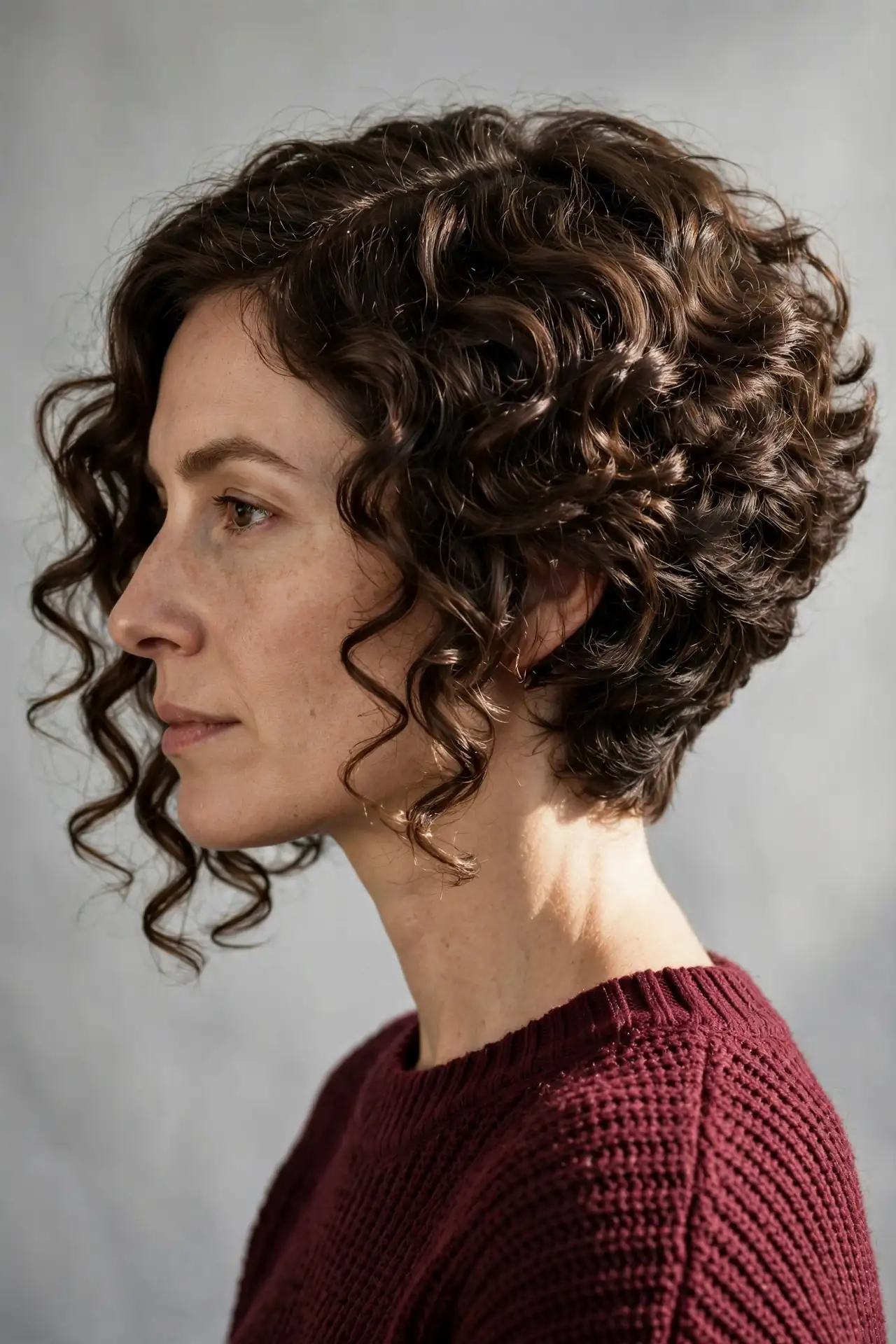The Graduated Curly Bob