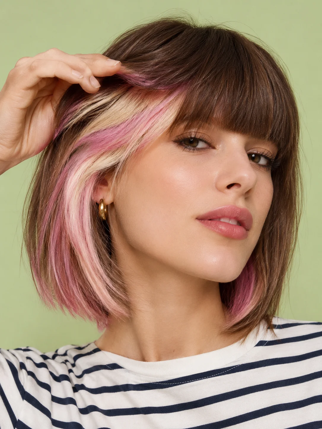 neapolitan with Bangs Peekaboo