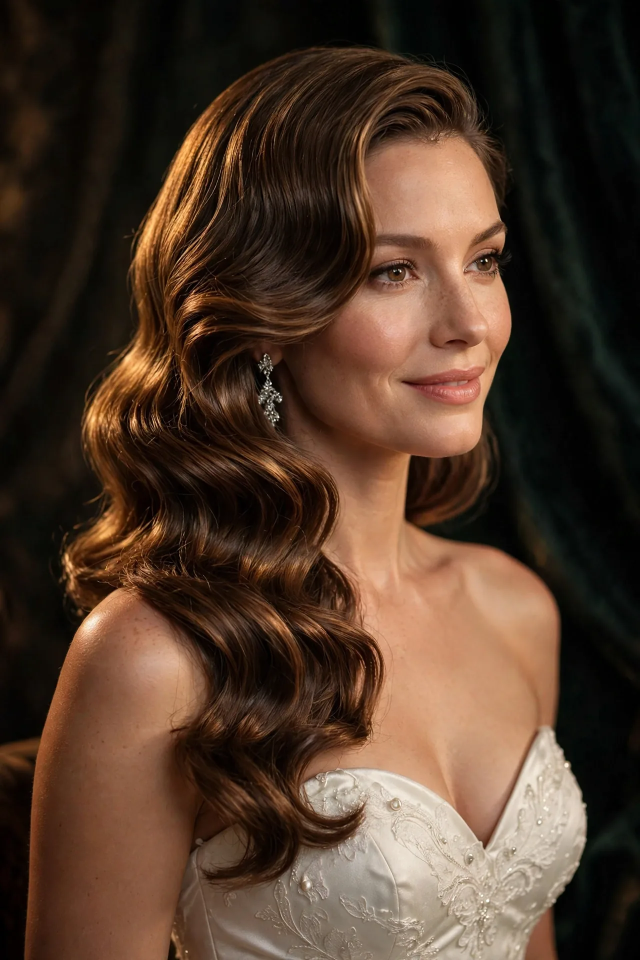 Romantic Twisted Half-Up