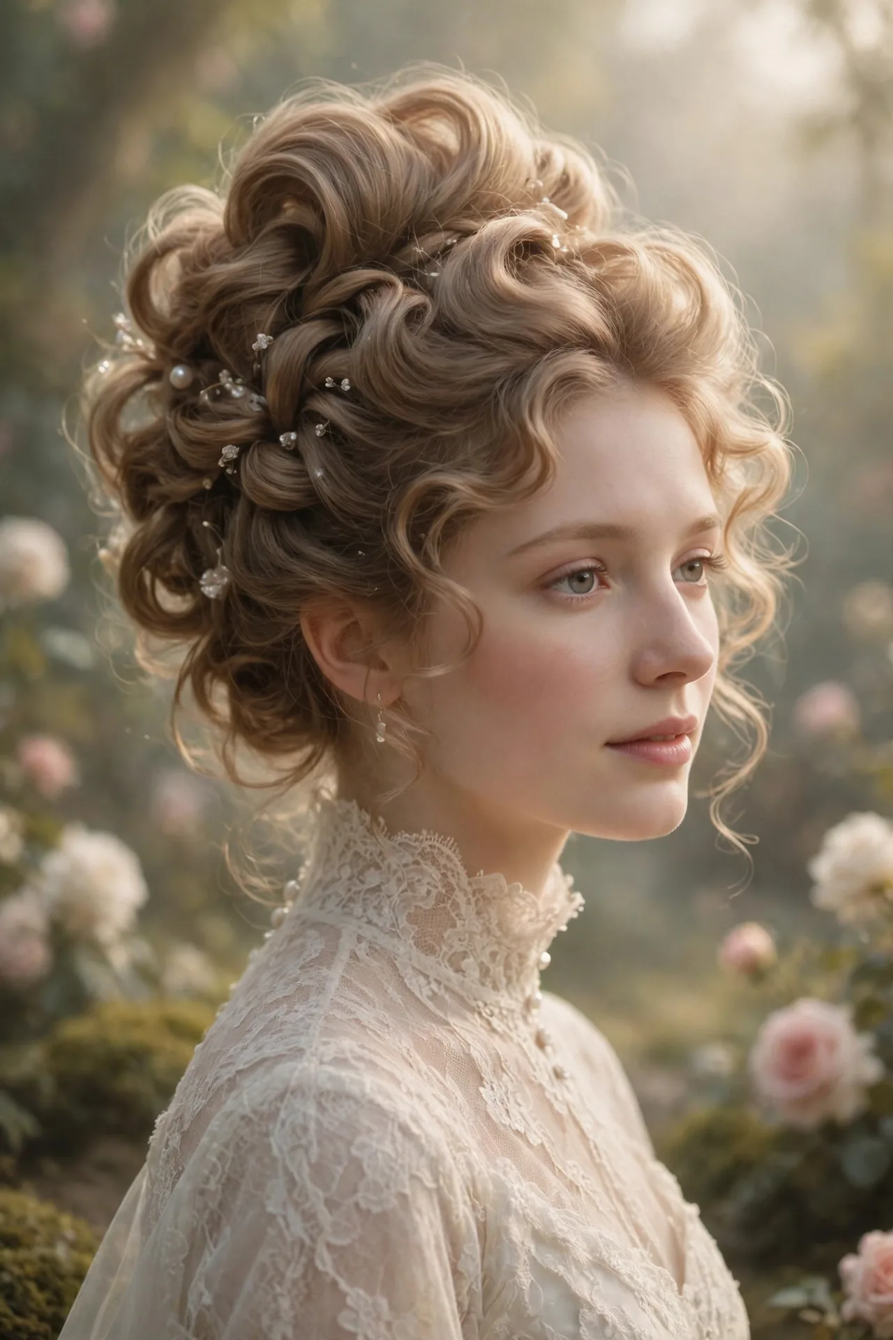 pinned Vintage Pin Curls