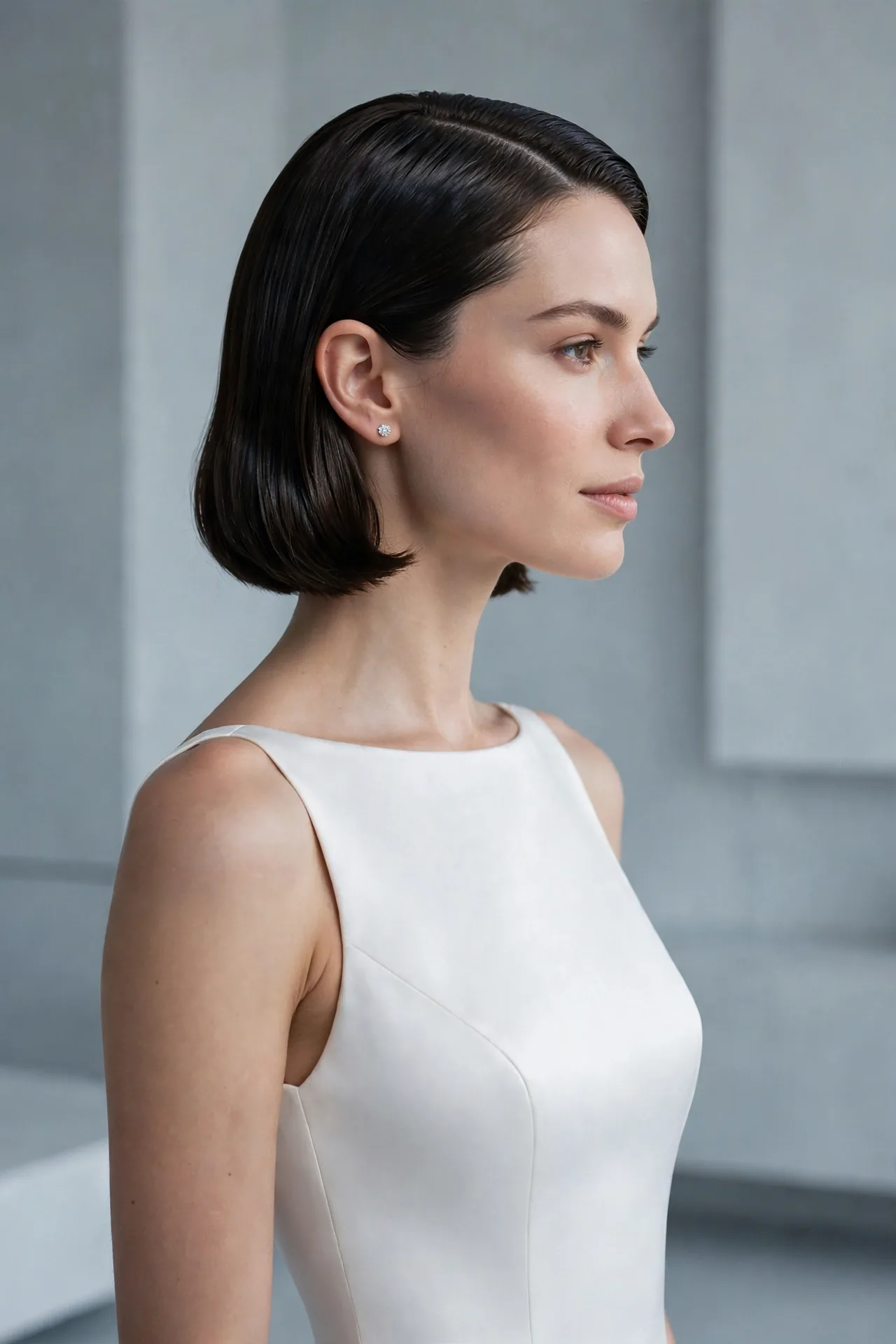 Side-Swept Bob Waves